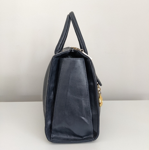 GIANA BERNINI Genuine Leather Handbag, Blue - Picture 4 of 12